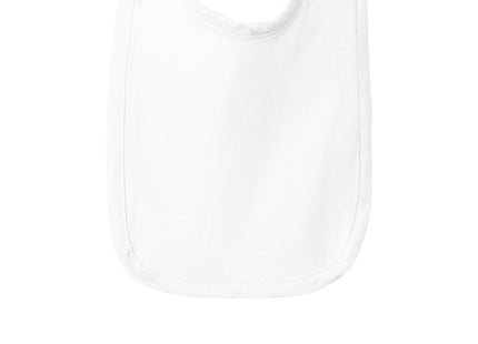 Rabbit Skins Infant Premium Jersey Bib RS1005 White OSFA