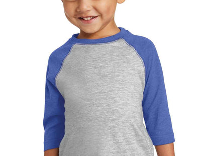 Rabbit Skins Toddler Baseball Fine Jersey Tee RS3330 Vintage Heather Vintage Royal