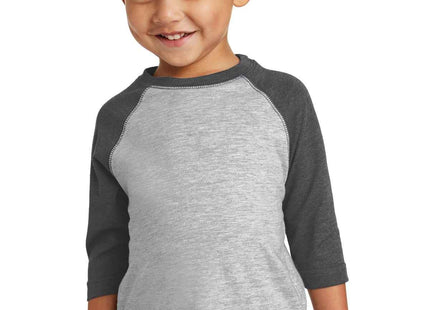 Rabbit Skins Toddler Baseball Fine Jersey Tee RS3330 Vintage Heather Vintage Smoke