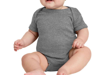 Rabbit Skins Infant Short Sleeve Baby Rib Bodysuit RS4400