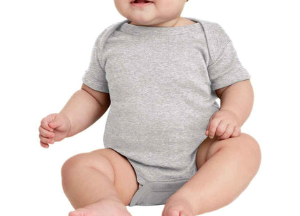 Rabbit Skins Infant Short Sleeve Baby Rib Bodysuit RS4400