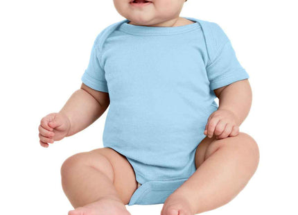 Rabbit Skins Infant Short Sleeve Baby Rib Bodysuit RS4400