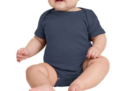 Rabbit Skins Infant Short Sleeve Baby Rib Bodysuit RS4400