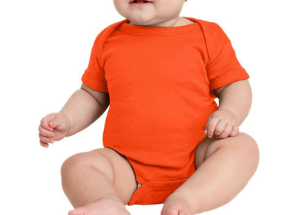 Rabbit Skins Infant Short Sleeve Baby Rib Bodysuit RS4400