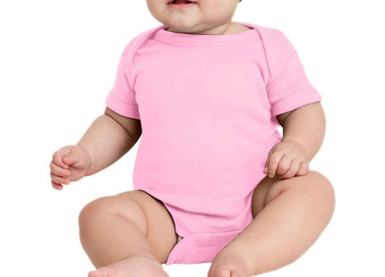 Rabbit Skins Infant Short Sleeve Baby Rib Bodysuit RS4400