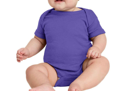 Rabbit Skins Infant Short Sleeve Baby Rib Bodysuit RS4400