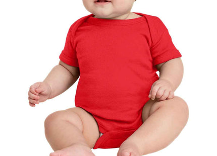 Rabbit Skins Infant Short Sleeve Baby Rib Bodysuit RS4400