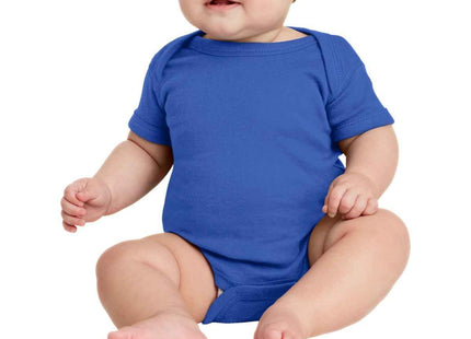 Rabbit Skins Infant Short Sleeve Baby Rib Bodysuit RS4400