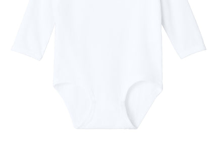 Rabbit Skins Infant Long Sleeve Jersey Bodysuit RS4421 White