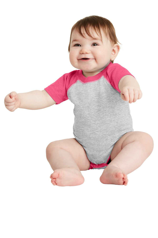 Rabbit Skins Infant Baseball Fine Jersey Bodysuit RS4430