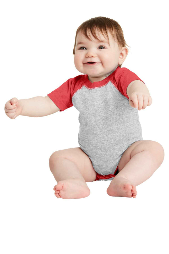 Rabbit Skins Infant Baseball Fine Jersey Bodysuit RS4430