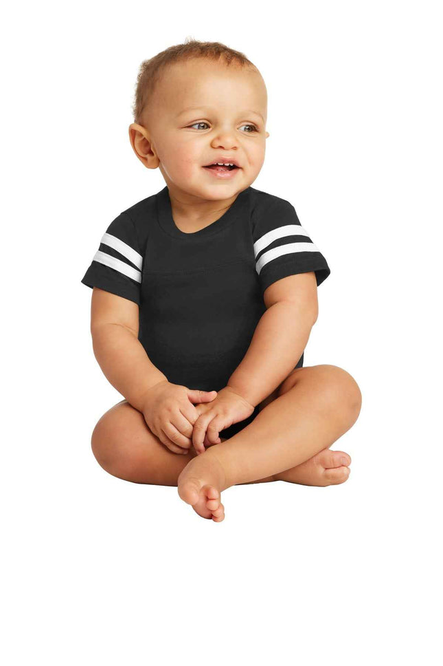 Rabbit Skins Infant Football Fine Jersey Bodysuit RS4437