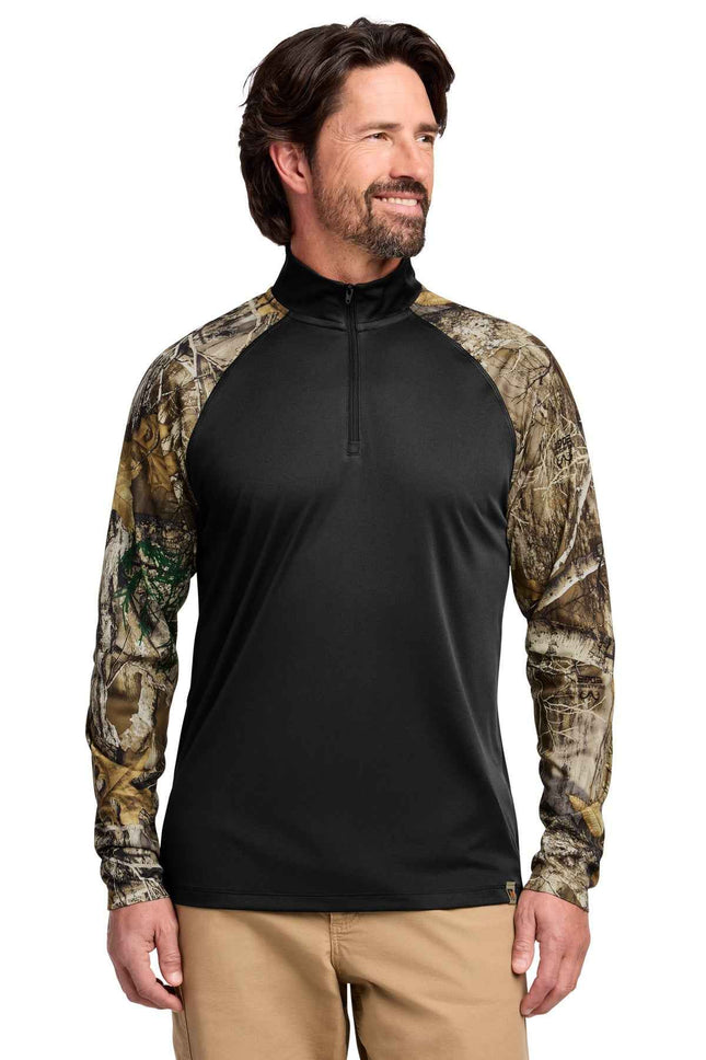 Russell Outdoors Realtree Colorblock Performance 1/4Zip RU152