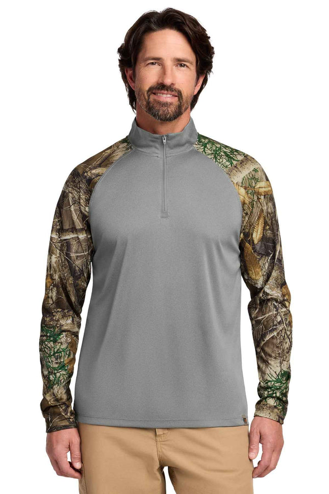 Russell Outdoors Realtree Colorblock Performance 1/4Zip RU152