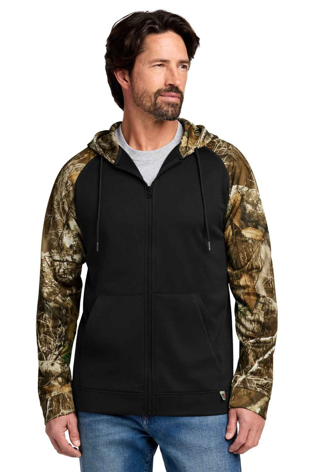 Russell Outdoors Realtree Performance Colorblock FullZip Hoodie RU452