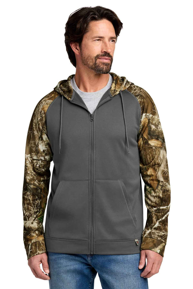 Russell Outdoors Realtree Performance Colorblock FullZip Hoodie RU452