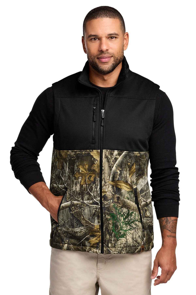 Russell Outdoors Realtree Atlas Colorblock Soft Shell Vest RU604