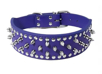 Heavy Duty Anti Bite Spiked Dog Collar for Maximum Protection
