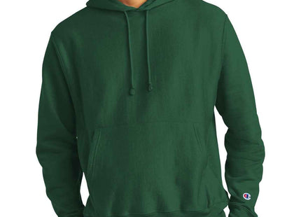 Champion Reverse Weave Hooded Sweatshirt S101 Dark Green
