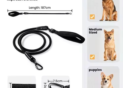 Dog Leash with Soft Padded Handle