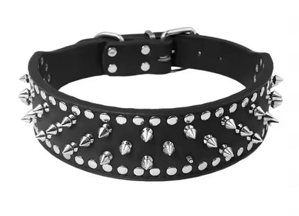 Heavy Duty Anti Bite Spiked Dog Collar for Maximum Protection