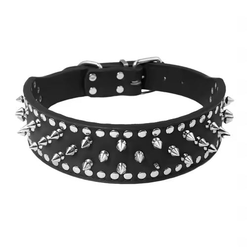 Heavy Duty Anti Bite Spiked Dog Collar for Maximum Protection