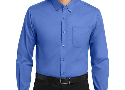 Port Authority Extended Size Long Sleeve Easy Care Shirt S608ES Ultramarine Blue