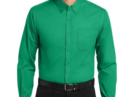 Port Authority Long Sleeve Easy Care Shirt S608 Court Green