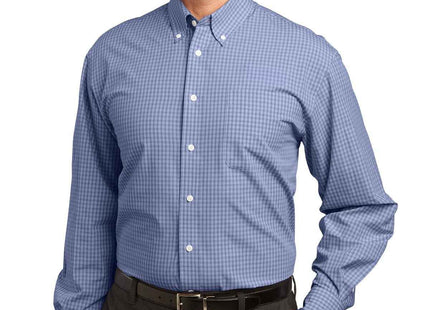 Port Authority Plaid Pattern Easy Care Shirt S639