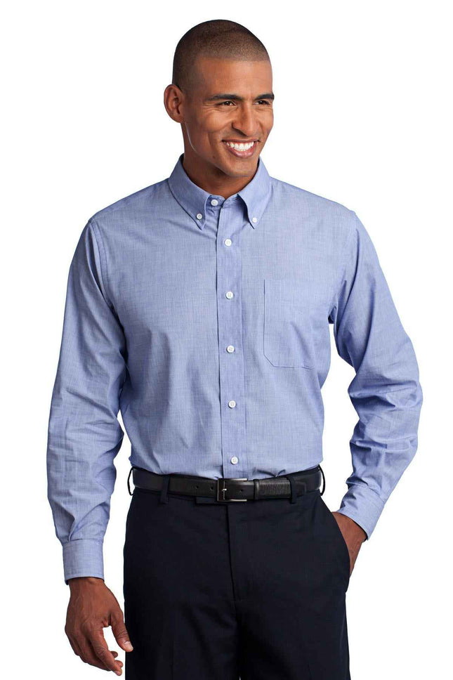 Port Authority Crosshatch Easy Care Shirt S640