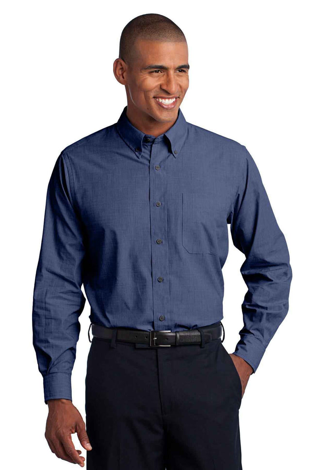 Port Authority Crosshatch Easy Care Shirt S640