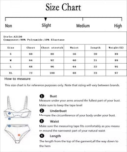 Women's Front Button Lace Bra & Panty Set
