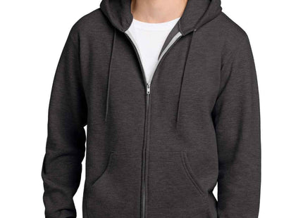Champion Powerblend FullZip Hoodie S800 Charcoal Heather
