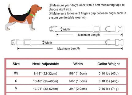 Engraved PU Leather Dog Collar