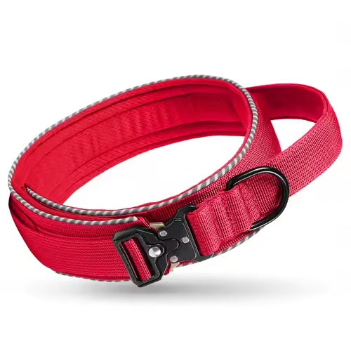 Heavy-Duty Military Training Dog Collar with Control Handle