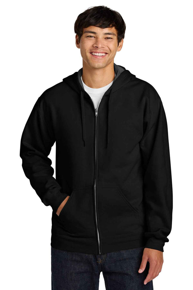 Gildan Softstyle Midweight Fleece FullZip Hooded Sweatshirt SF600