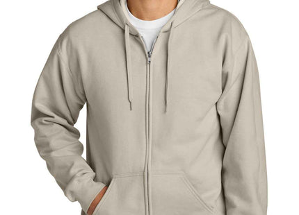 Gildan Softstyle Midweight Fleece FullZip Hooded Sweatshirt SF600 Sand