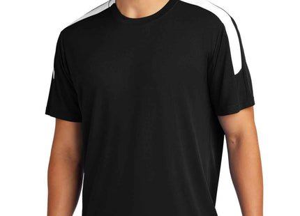 SportTek Competitor United Crew ST100 Black White