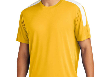 SportTek Competitor United Crew ST100 Gold White