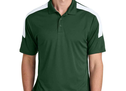 SportTek Competitor United Polo ST104 Forest Green White
