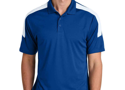 SportTek Competitor United Polo ST104 True Royal White