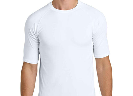 SportTek PosiCharge Compression 1/2Sleeve Tee ST120 White