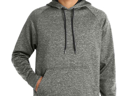 SportTek PosiCharge Electric Heather Fleece Hooded Pullover ST225