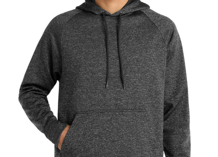SportTek PosiCharge Electric Heather Fleece Hooded Pullover ST225