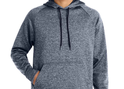 SportTek PosiCharge Electric Heather Fleece Hooded Pullover ST225