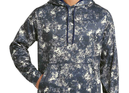 SportTek SportWick Mineral Freeze Fleece Hooded Pullover ST230 True Navy