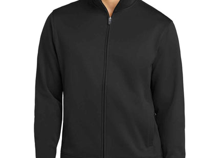 SportTek SportWick Fleece FullZip Jacket ST241 Black