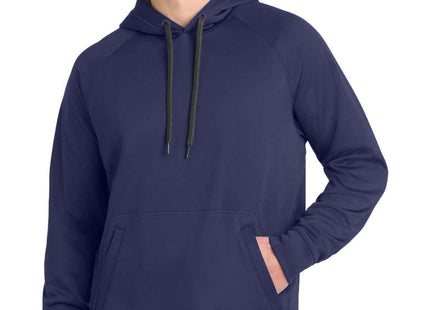 SportTek Tech Fleece Hooded Sweatshirt ST250 True Navy