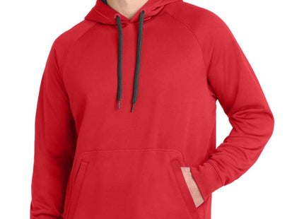 SportTek Tech Fleece Hooded Sweatshirt ST250 True Red