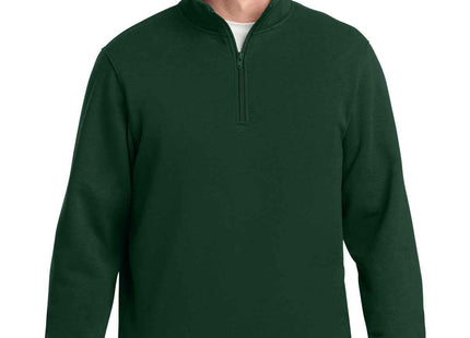 SportTek 1/4Zip Sweatshirt ST253 Forest Green